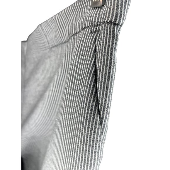 J Jill essential slim ankle size 18 pull up stretch, stripes grey white - Picture 12 of 13